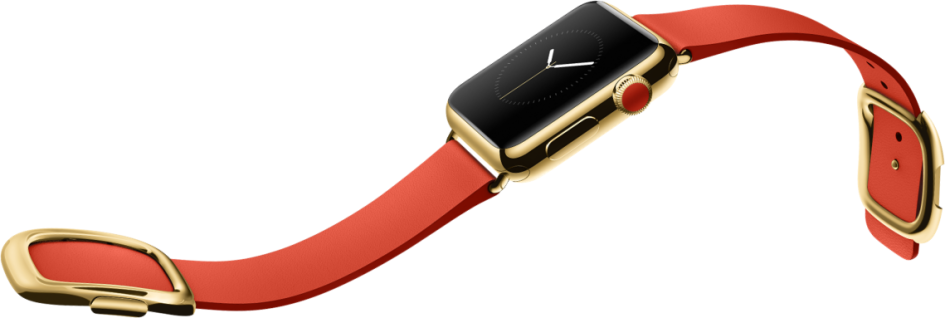 Die Apple "Watch Edition" kommen mit einem Uhrengehäuse aus 18 Karat Gelbgold oder Roségold