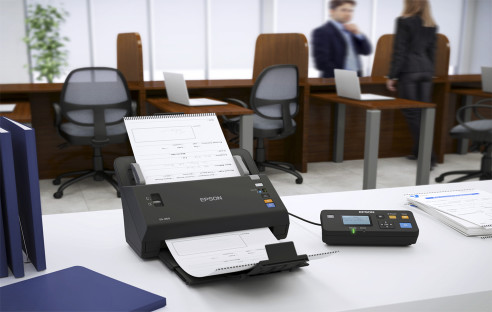 Epson Workforce DS-510N Dokumentenscanner im Büro