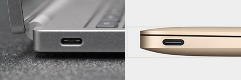 Chromebook Pixel und MacBook USB
