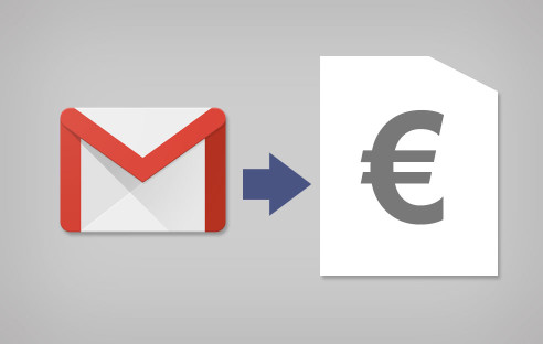 Google Gmail mit Euro-Rechnung