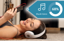 Platz 8 - Musik hören:  Der klassische MP3-Player hat längst ausgedient. 68 Prozent der Deutschen konsumieren Musik inzwischen mit dem Smartphone und immer mehr Anwender nutzen dabei Streaming-Dienste mit Musik-Flatrates.