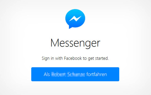 Facebook Messenger Web-Version