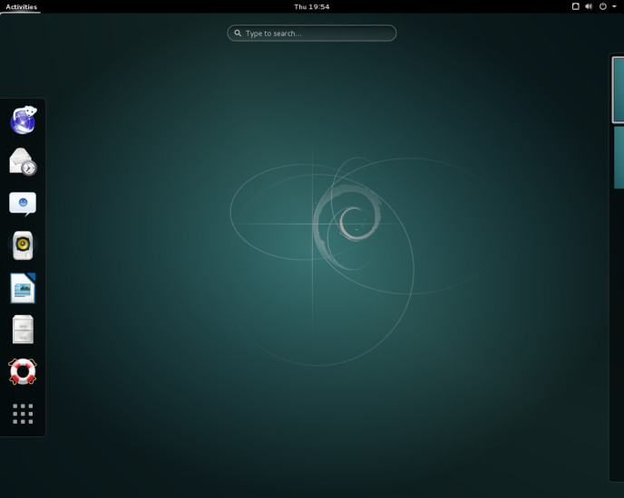 Debian Screenshot Gnome