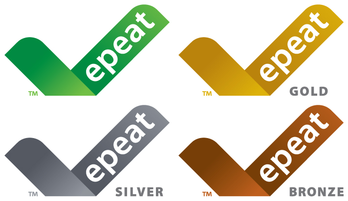 EPEAT bewertet die Umweltfreundlichkeit von Computern und anderen IT-Geräten nach IEEE Standards (IEEE 1680) und klassifiziert sie mit Labels in Gold, Silber oder Bonze.