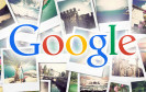 Bilderhaufen mit Google Logo
