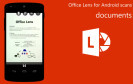 Smartphone mit Microsoft Office Lens