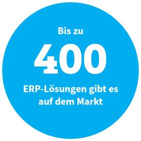 Bis zu 400 ERP-Lösungen gibt es auf dem Markt