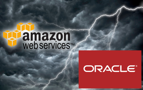 Preiskampf zwischen Oracle und Amazon AWS