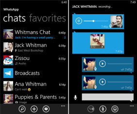 WhatsApp auf Windows Phone
