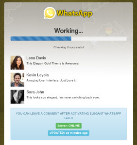 Startseite von Whatsapp Elegant Gold