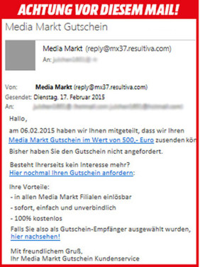 Mediamarkt-Phishing