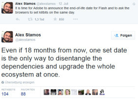 Alex Stamos auf Twitter