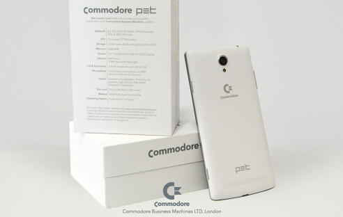 Commodore Smartphone weiß