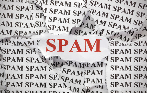 Spam-Mails auf Papier