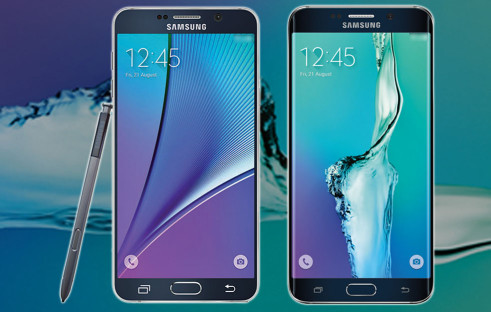Samsung Galaxy Note 5 und S6 Edge Plus Smartphones