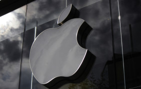 Apple Logo schwarz