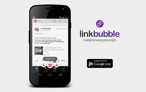 Link Bubble Browser für Android-Smartphones