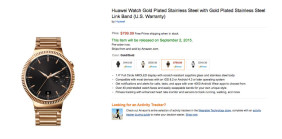 Huawei Watch auf Amazon