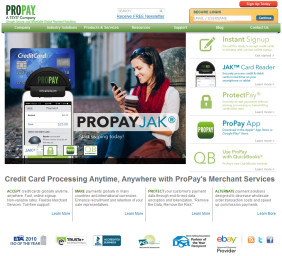 ProPay Payment Webseite