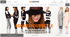 Webseite von Zalando