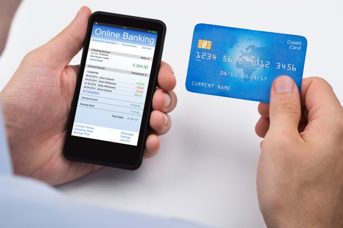 Online-Banking am Smartphone
