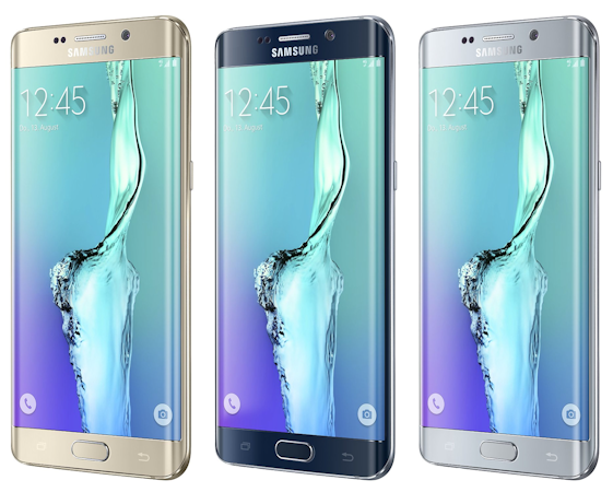 Samsung Galaxy S6 edge+ in 3 Farben