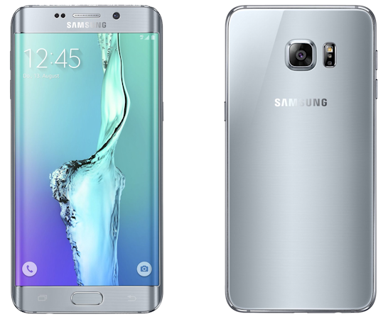 Samsung Galaxy S6 edge+ Vorder- und Rückseite