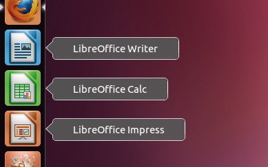 Im Unity-Starter öffnen Sie die einzelnen Programm-Module von Libre Office 3.4 (Bild 1).