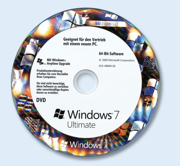 ISO-Images von Windows 7: Wer keine Setup-DVD besitzt, lädt sich das Image von Microsoft herunter und brennt es auf Scheibe.