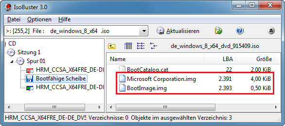 Doppelter Bootloader: Das Microsoft Setup Center 13.05 integriert zwei IMG-Dateien in eine neue Setup-DVD, die die Bootloader enthalten – einen für UEFI und einen für das herkömmliche BIOS.