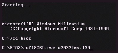 BIOS-Update-Stick: So sieht das DOS-Betriebssystem aus, das vom USB-Stick aus startet (Bild 5)