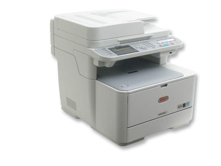 Schnellster Drucker: Das Oki MC361dn hatte die kürzeste Wartezeit bis zur Ausgabe der ersten Seite und druckte am schnellsten (Bild 4).