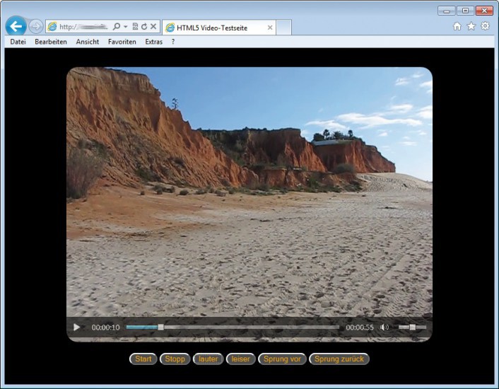 Videoplayer nach Wunsch: Schaltflächen und <video>-Element lassen sich mit CSS gestalten und etwa mit runden Ecken versehen (Bild 4).