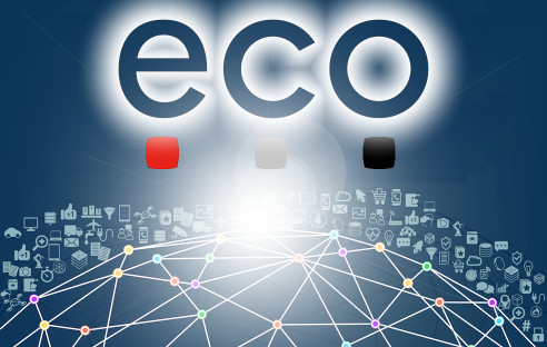 Internet und Eco Logo