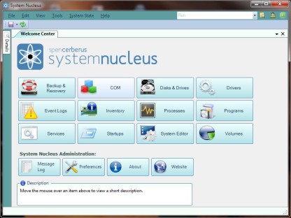 Windows-Konfiguration mit System Nucleus