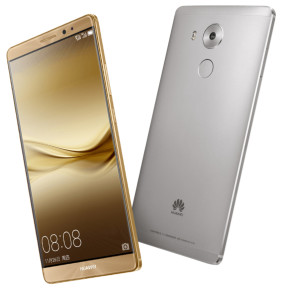 Huawei Mate 8 in gold und silber