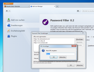 Firefox Password Filler