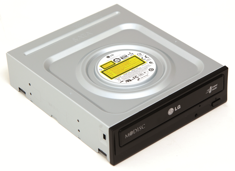 LG GH-24NS: Für 20 Euro Aufpreis gibt es einen DVD-Brenner für den idealen PC.