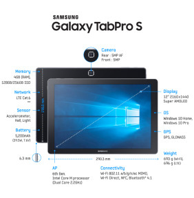 Galaxy-TabPro Windows 10 Tablet