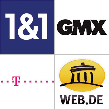 1&1, GMX, Web.de und Deutsche Telekom
