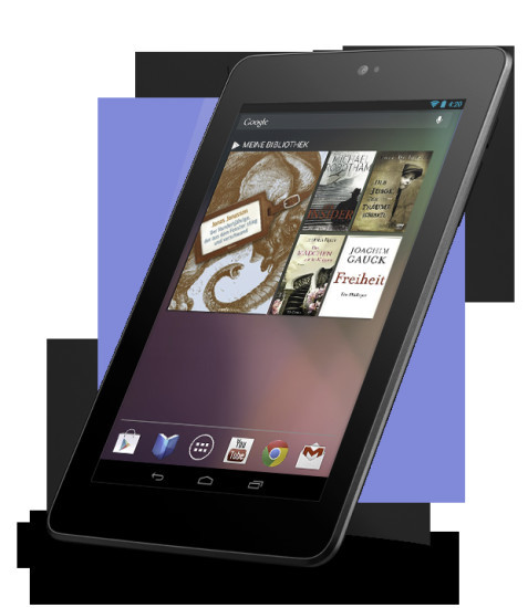 Mobile Geräte: Derzeit sind hauptsächlich Android-Geräte wie das Google Nexus 7 mit einem NFC-Chip ausgestattet.