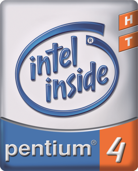 Pentium 4: Die mittlerweile veralteten Pentium-4-CPUs von Intel sind mit dem Kürzel HT (Hyper-Threading) gekennzeichnet.