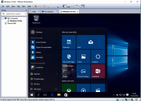 VMware Workstation 12 Pro: Windows 10 lässt sich in der neuen Version als Host- und als Gastsystem einsetzen.
