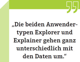 Donald Farmer: „Die beiden Anwendertypen Explorer und Explainer gehen ganz unterschiedlich mit den Daten um.“