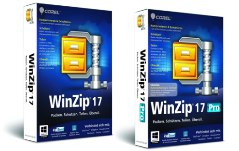 Packprogramm: WinZip 17.5 erschienen