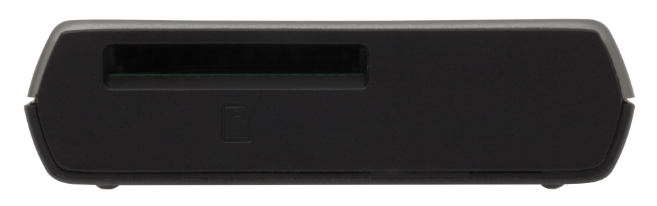 Der SD-Slot des Kartenlesers MobileLite Wireless ist geeignet für SD-, SDHC- und SDXC-Speicherkarten.
