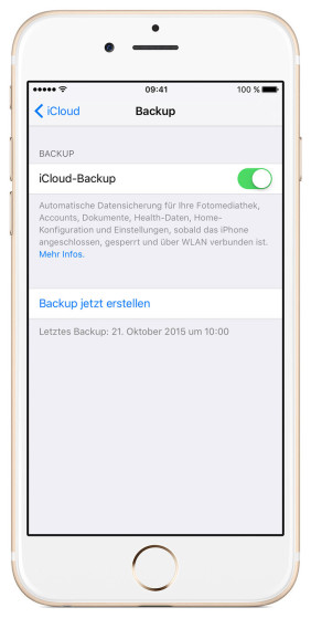 iPhone6 iCloud-Backup