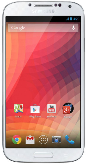 Die einzige neue Hardware: Das Samsung-Smartphone Galaxy S4 Google Edition