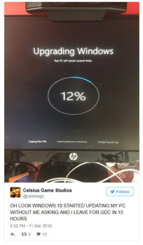 Windows 10 installiert sich ungefragt