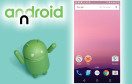 Startet man Android N zum ersten Mal, wird man gleich von einem schönen Startbildschirm respektive einem neuen Wallpaper begrüßt ...